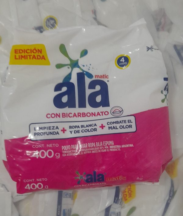 JABON EN POLVO ALA MATIC BICARBONATO 400gr