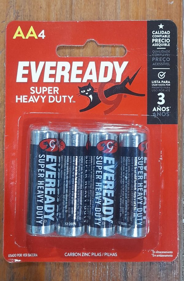 PILA EVEREADY AA x4u