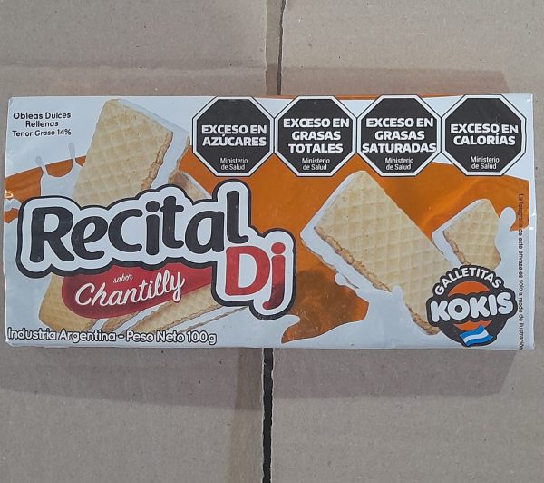 OBLEA RECITAL CHANTILLY 100gr