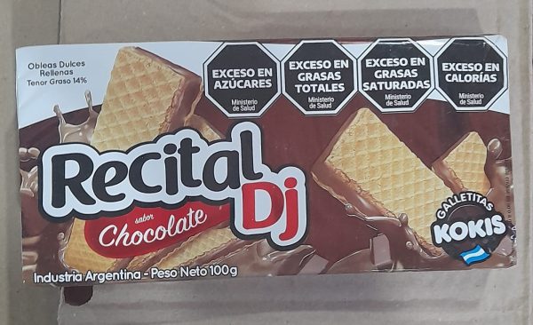 OBLEA RECITAL CHOCOLATE 100gr