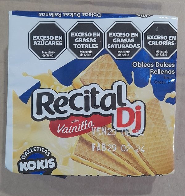 OBLEA RECITAL VAINILLA 50gr