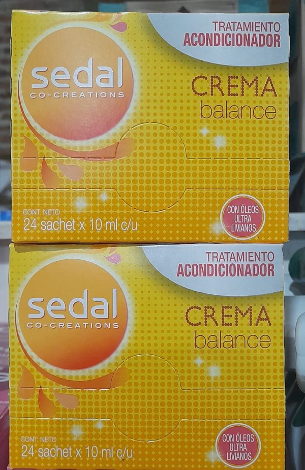 SEDAL ACONDICIONADOR SACHET AMARILLO 24u