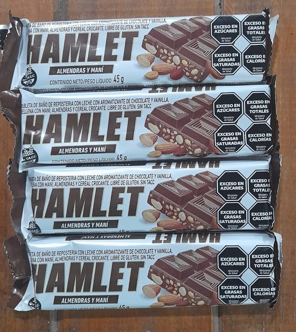 HAMLET ALMENDRAS Y MANÍ 43gr