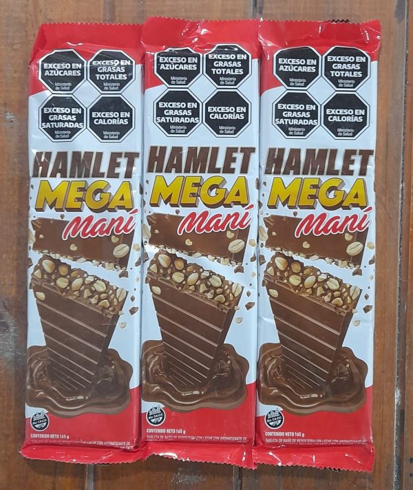 HAMLET MEGA MANÍ TABLETA 165gr