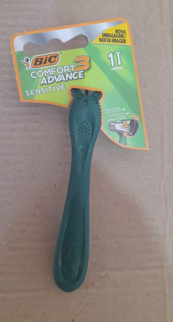 AFEITADORA BIC CONFORT 3 HOJAS VERDE