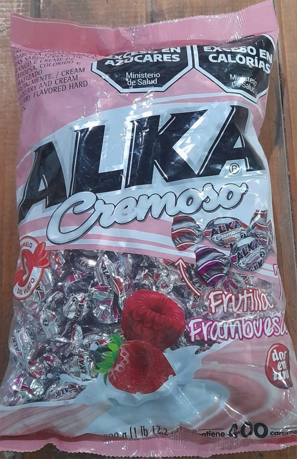 ALKA CARAMELO CREMOSO BOLSA 400 UNIDADES