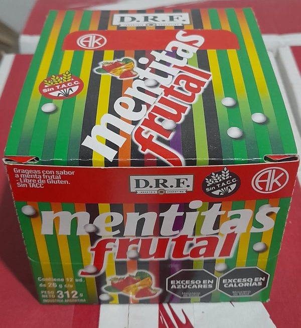 MENTITAS FRUTAL  CAJITA x12u
