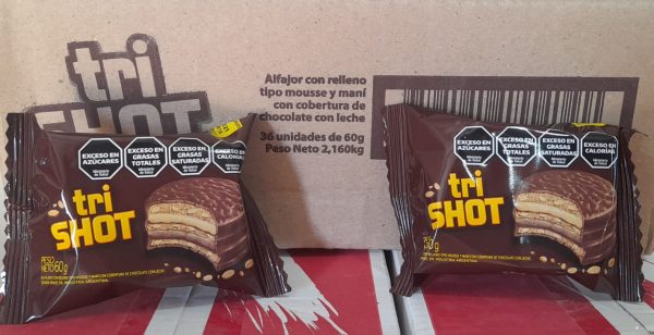 ALFAJOR TRIPLE SHOT CHOCO/MANÍ 60gr - Image 2