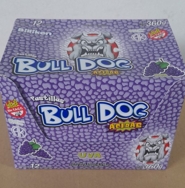 BULL DOG PASTILLAS UVA x12u - Image 2