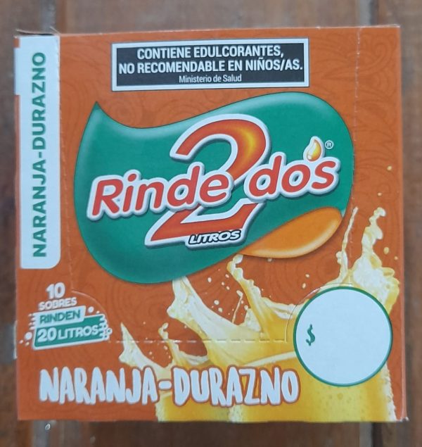 RINDE 2 NARANJA DURAZNO X 10 unid