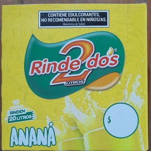 JUGO RINDE 2 ANANÁ (10 SOBRES)