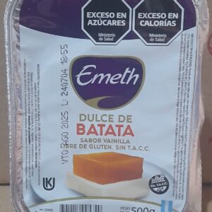 DULCE DE BATATA EMETH  500gr