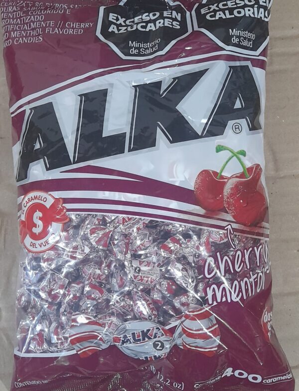 ALKA CARAMELO CHERRY BOLSA 400 UNIDADES