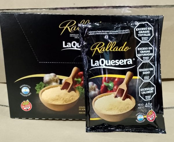 QUESO RALLADO LA QUESERA X 40g