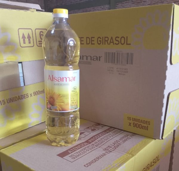 ACEITE GIRASOL ALSAMAR  900ml