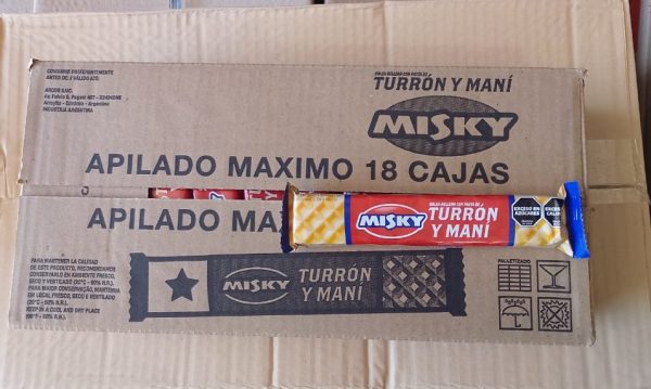 TURRÓN MISKY OBLEA 25gr (POR UNIDAD)