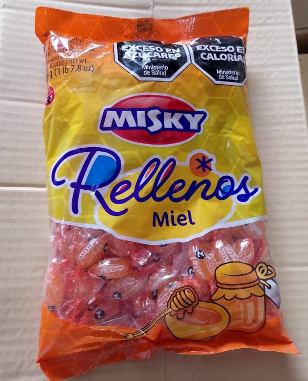 MISKY RELLENO MIEL (135 UNIDADES)