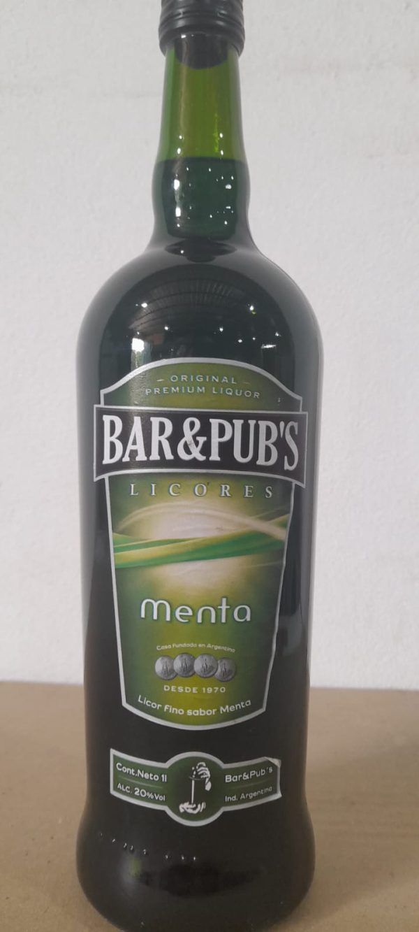 Licor Bar&Pub 1L MENTA