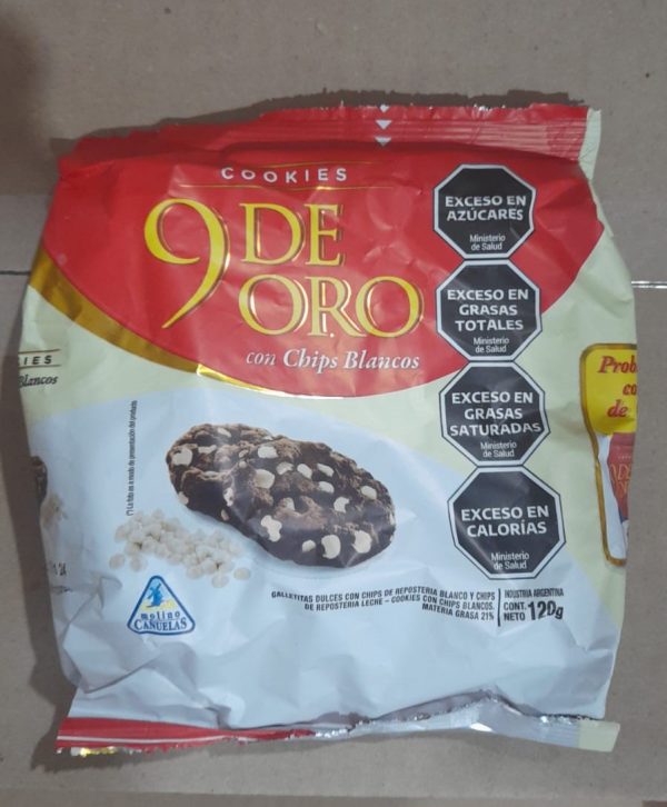 9 DE ORO CHIPS BLANCO 120gr