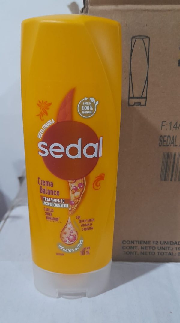 SEDAL ACONDICIONADOR  POTE AMARILLO 190ml