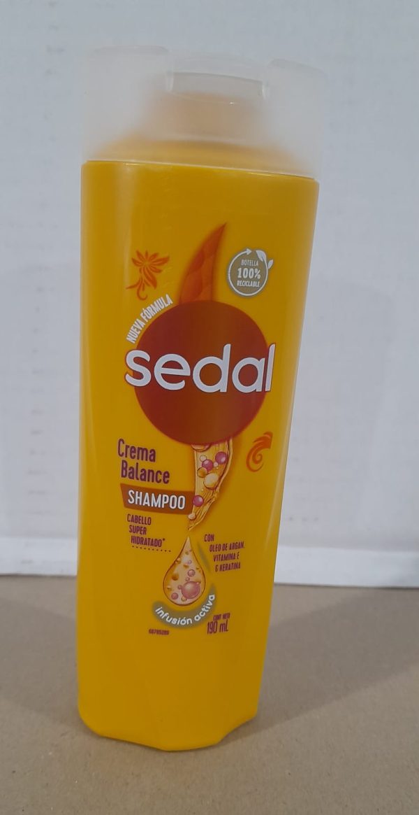 SEDAL SHAMPOO POTE AMARILLO 190ml
