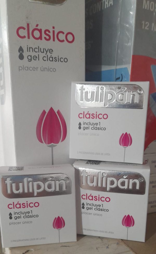 PRESERVATIVO TULIPÁN CLÁSICO x3u