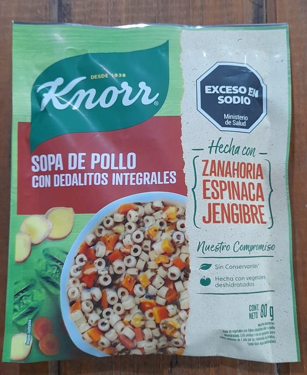 Knorr Sopa de Pollo Dedalitos Integrales