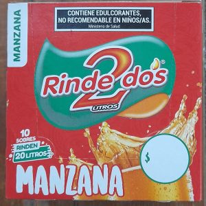 JUGO RINDE 2 MANZANA (10 S0BRES)