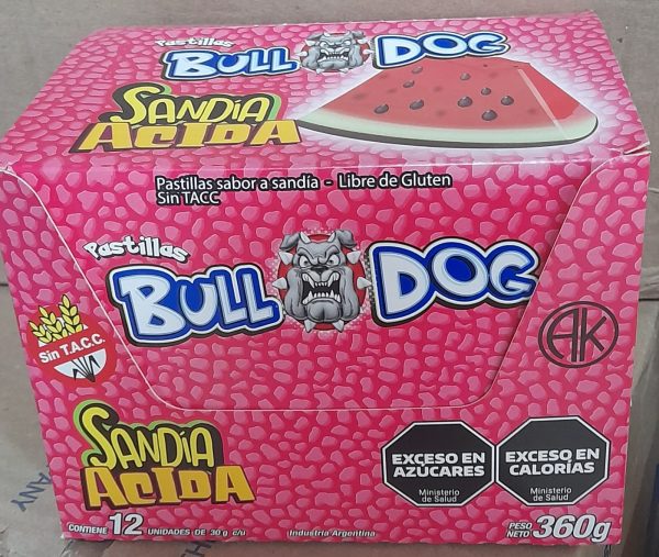 BULL DOG PASTILLAS SANDIA x12u - Image 2