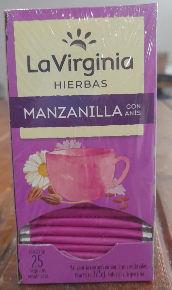 MANZANILLA CON ANIS LA VIRGINIA  25 SAQUITOS