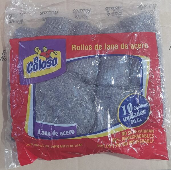 LANA DE ACERO ECO (10 ROLLITOS)