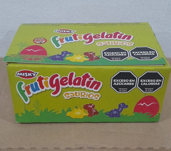 MISKY FRUTIGELATIN SAURIOS x12u