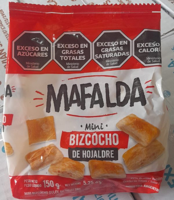 HOJALDRE MAFALDA MINI TRIANGULITOS 150gr