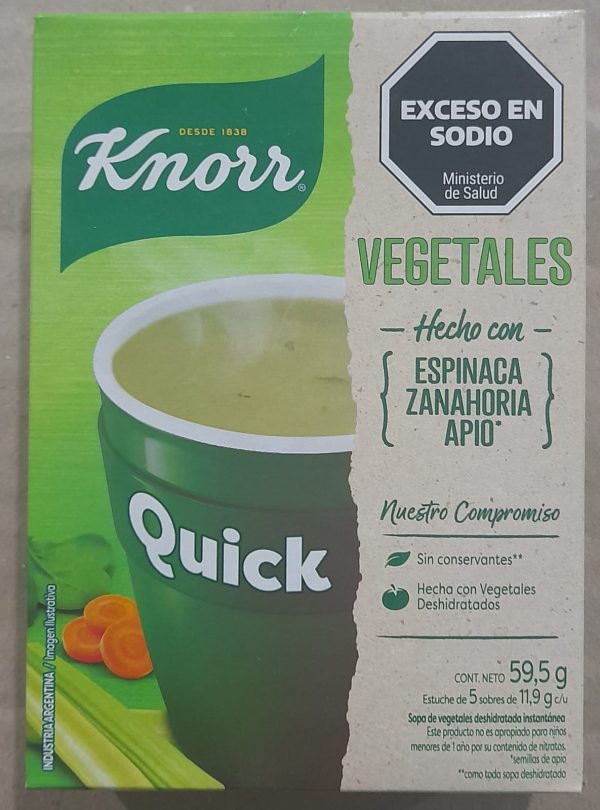 Knorr Quick Sopa Vegetales Apio 5unid.