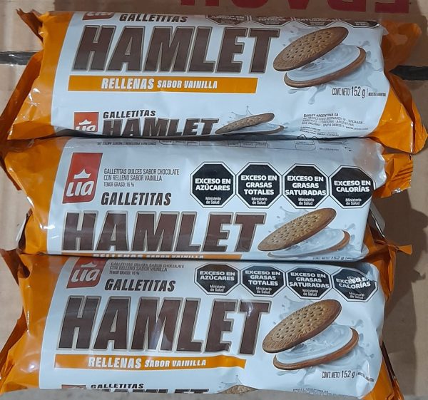 GALLETITA HAMLET VAINILLA RELLENA 152gr