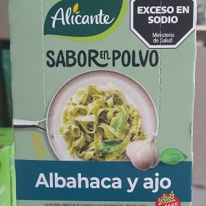 SABOR EN POLVO ALBAHACA Y AJO ALICANTE 12u