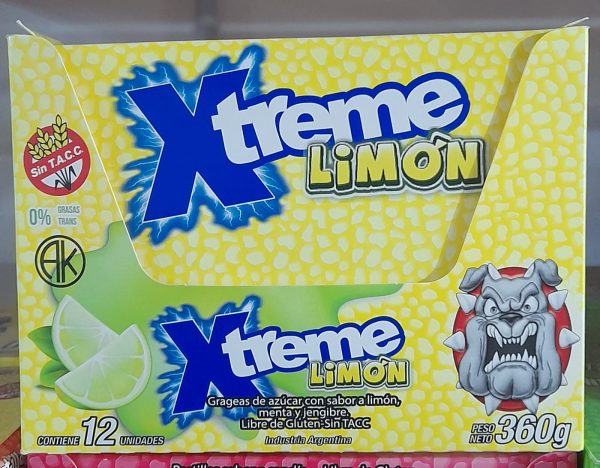 BULL DOG PASTILLAS XTREME LIMÓN x12u