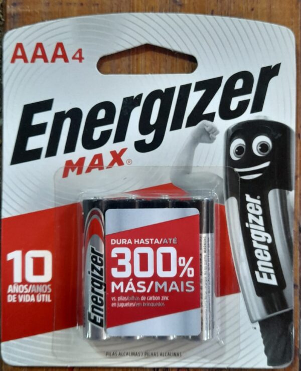 PILA ENERGIZER AAA MAX x4u