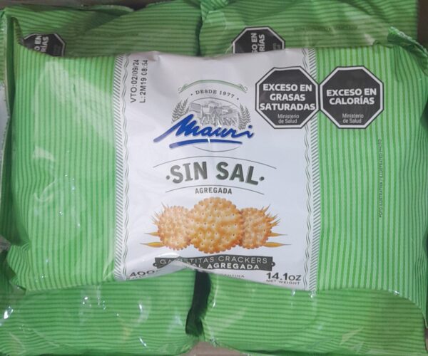 MAURI CRACKERS SIN SAL 3x400gr