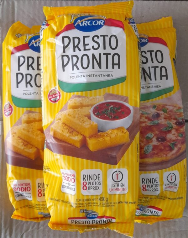 POLENTA PRESTOPRONTA INSTANTÁNEA 490gr