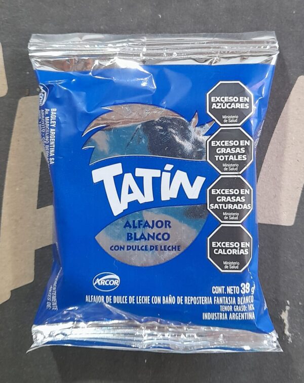 Alfajor TATIN Simple Blanco