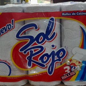 Rollo Cocina SOL ROJO X3