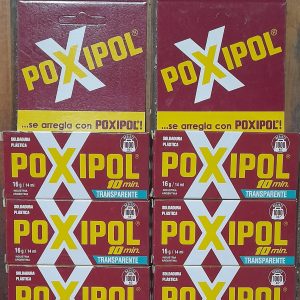 PEGAMENTO POXIPOL TRANSPARENTE (Bordo) 16gr