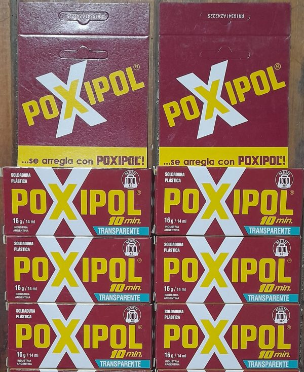 PEGAMENTO POXIPOL TRANSPARENTE (Bordo) 16gr