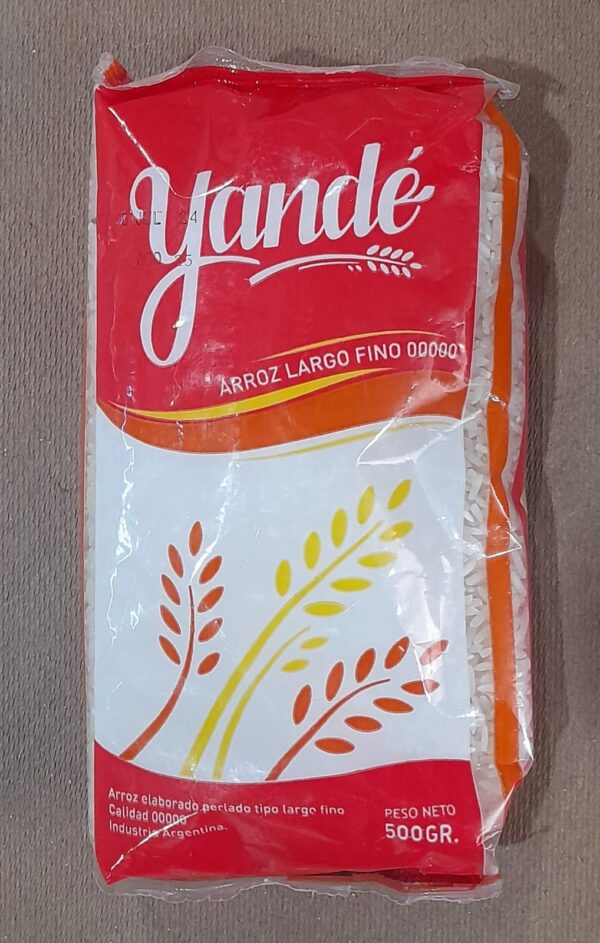 ARROZ YANDÉ LARGO FINO 500gr