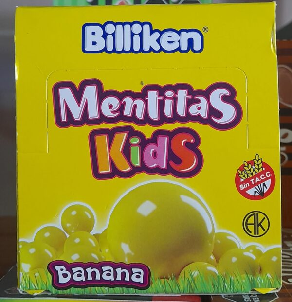 MENTITAS KIDS BANANA CAJITA x12u