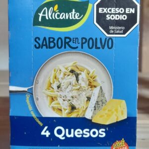 SABOR EN POLVO 4 QUESOS ALICANTE 12u