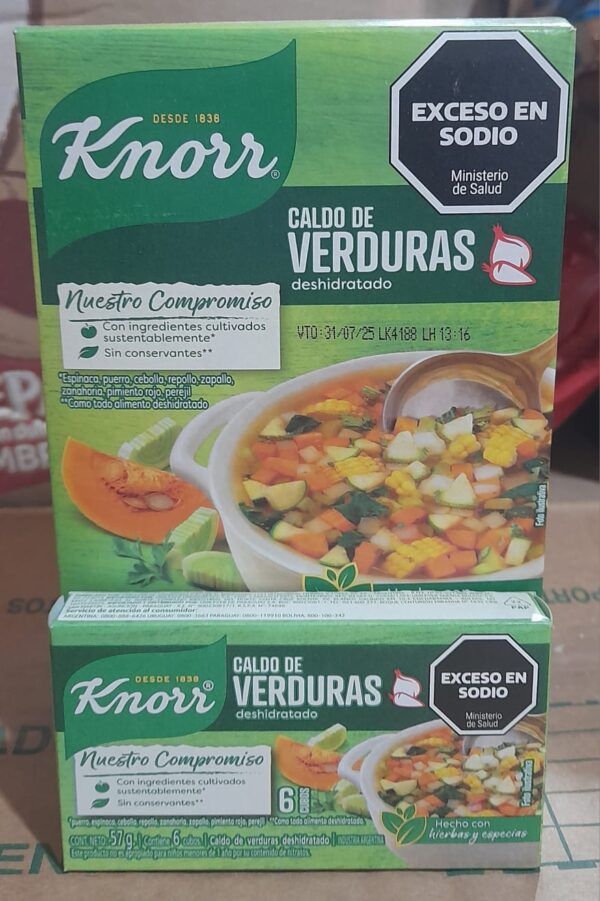 CALDO VERDURA KNORR (6 UNIDADES)