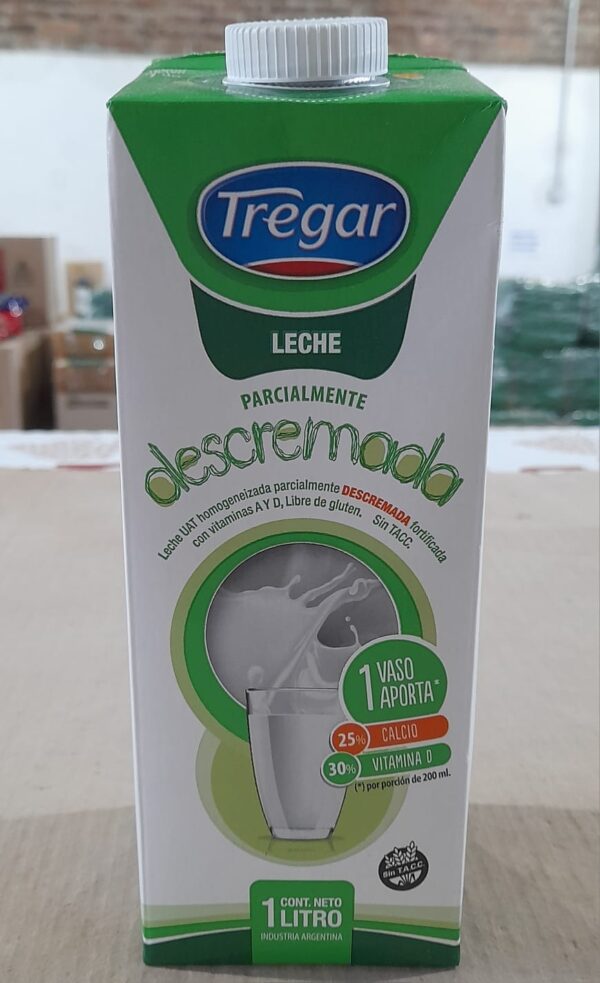 LECHE DESCREMADA TREGAR 1L