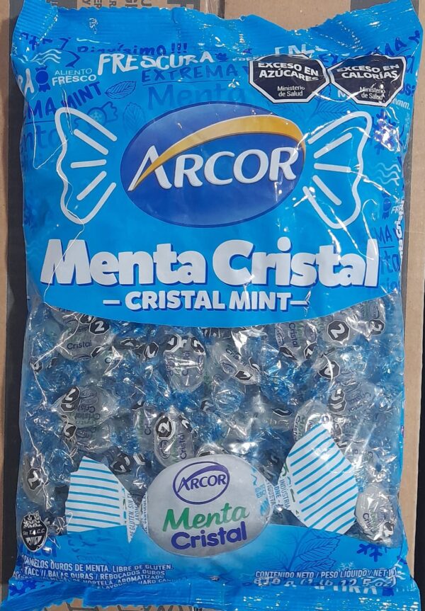 ARCOR MENTA CRISTAL 810gr (180u)